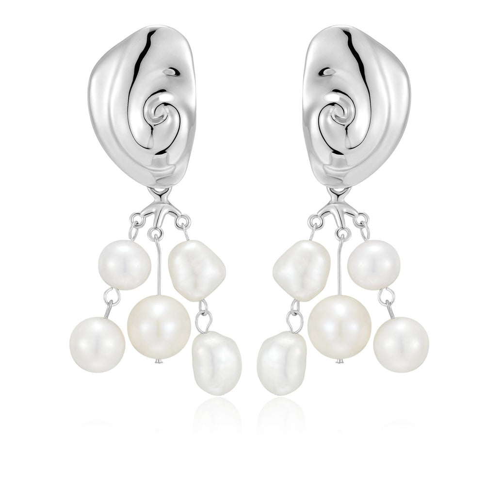 Grotto with Pearl Earrings