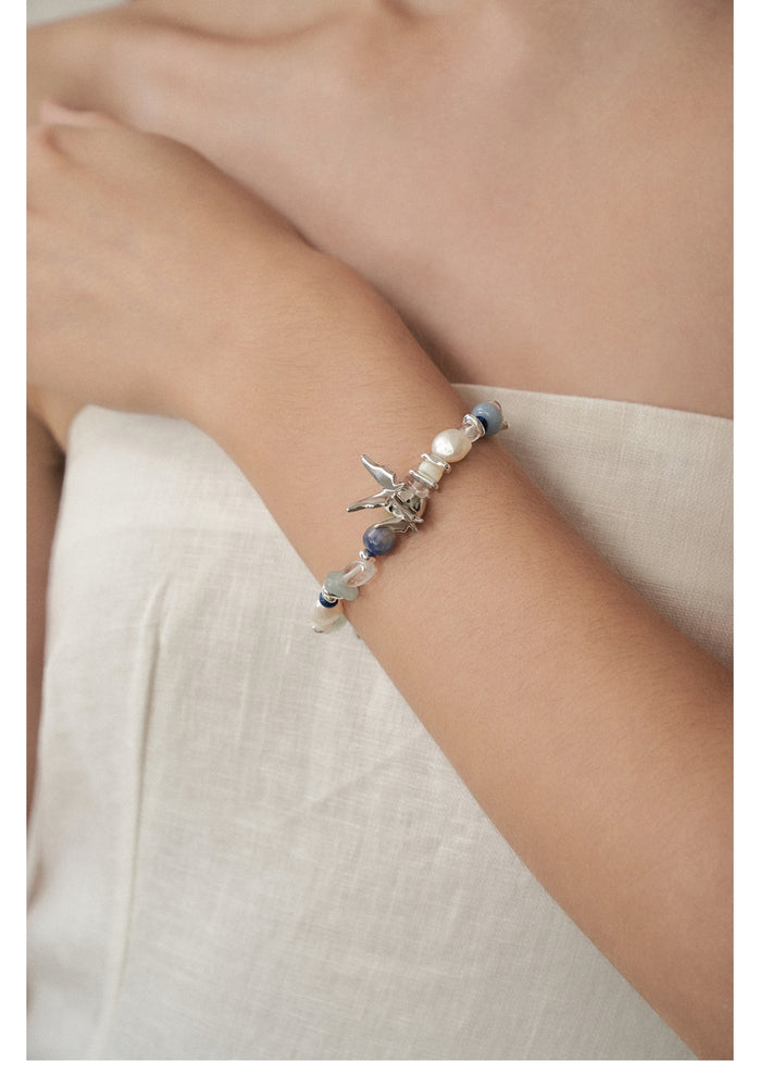 Butterfly Wing Beaded Bracelet