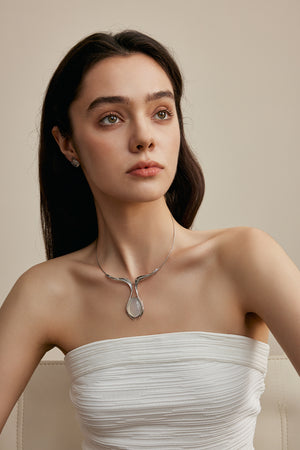 Embracing Moon Necklace