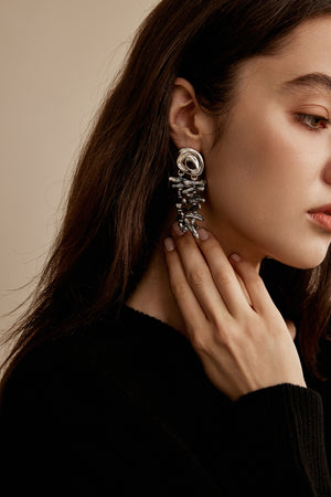 Twin Cave Earrings