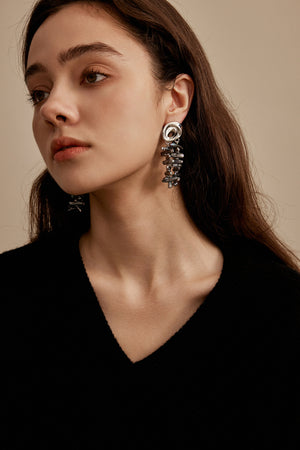 Twin Cave Earrings