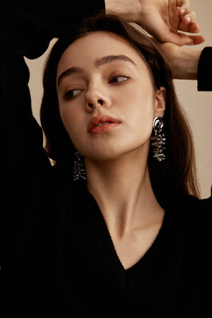 Twin Cave Earrings