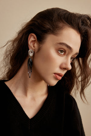 
            
                Load image into Gallery viewer, Windy Twisted Stone Earrings
            
        