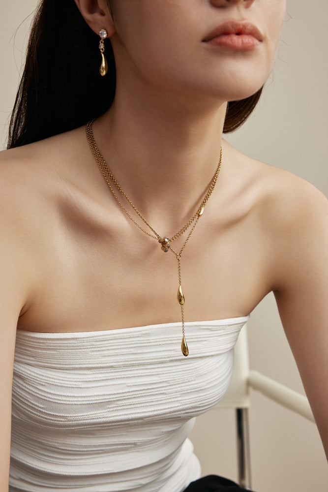 multi-layer link necklace