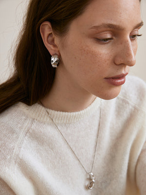 Diamond Rock Earrings