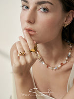 Flutter Beaded Ring