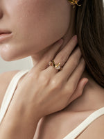 Flutter Beaded Ring