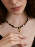 Mother of Pearl Shell Cave Necklace