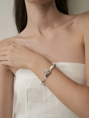 Butterfly Wing Beaded Bracelet