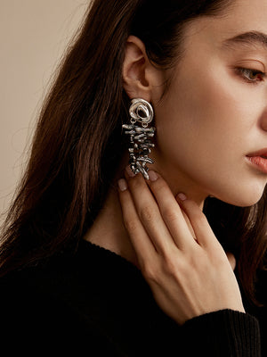 Twin Cave Earrings