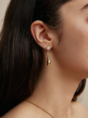 Metal Waterdrop earring