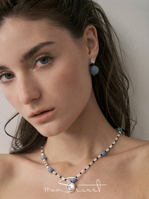 Shell-motif Drop Earrings