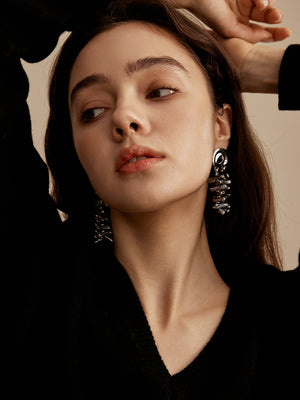 Twin Cave Earrings