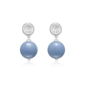 Shell-motif Drop Earrings