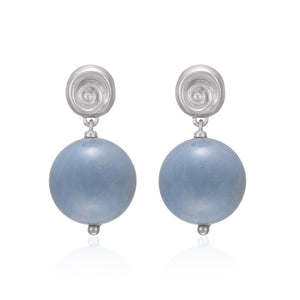 Shell-motif Drop Earrings