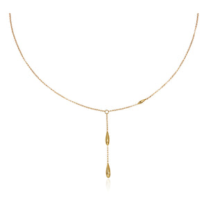 Waterdrop long necklace