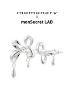DOUBLE FLOWERS WITH WATER  DROP CLIP
