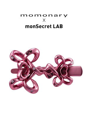 DOUBLE FLOWERS BOWKNOT CLIP