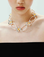 BLOSSOM TAG NECKLACE