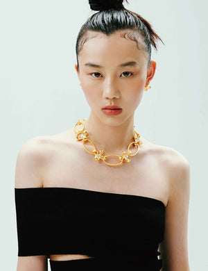 BLOSSOM TAG NECKLACE