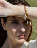 FLOWING CLOUD HAND WOVEN PEARL BRACELET