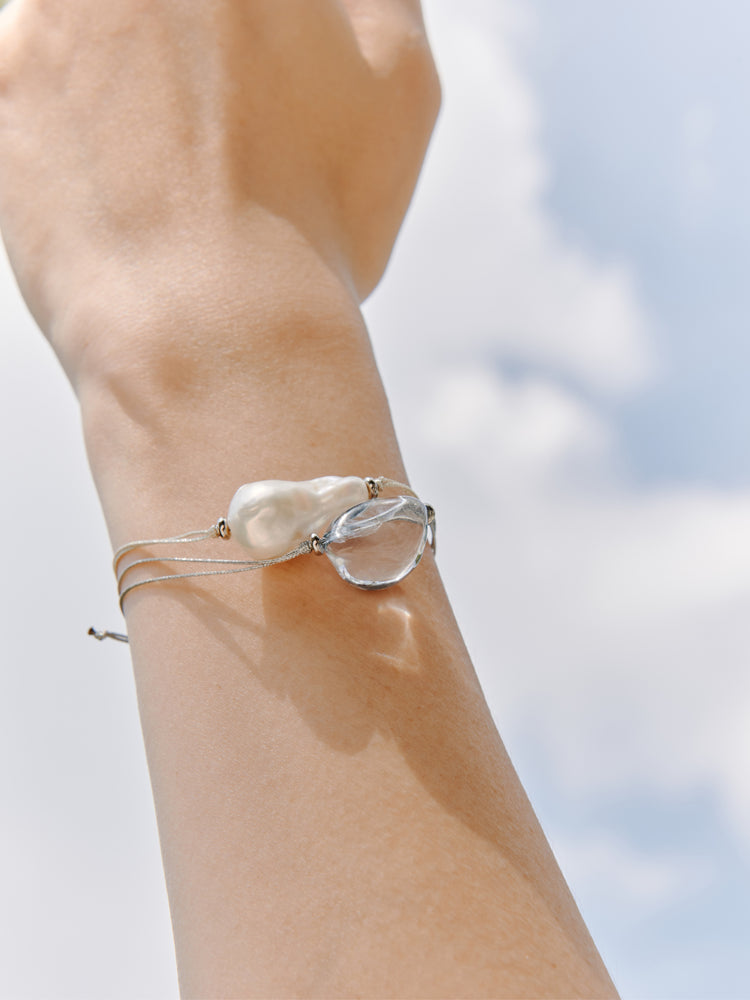 Fresh Water Pearl Beaded  Bracelet