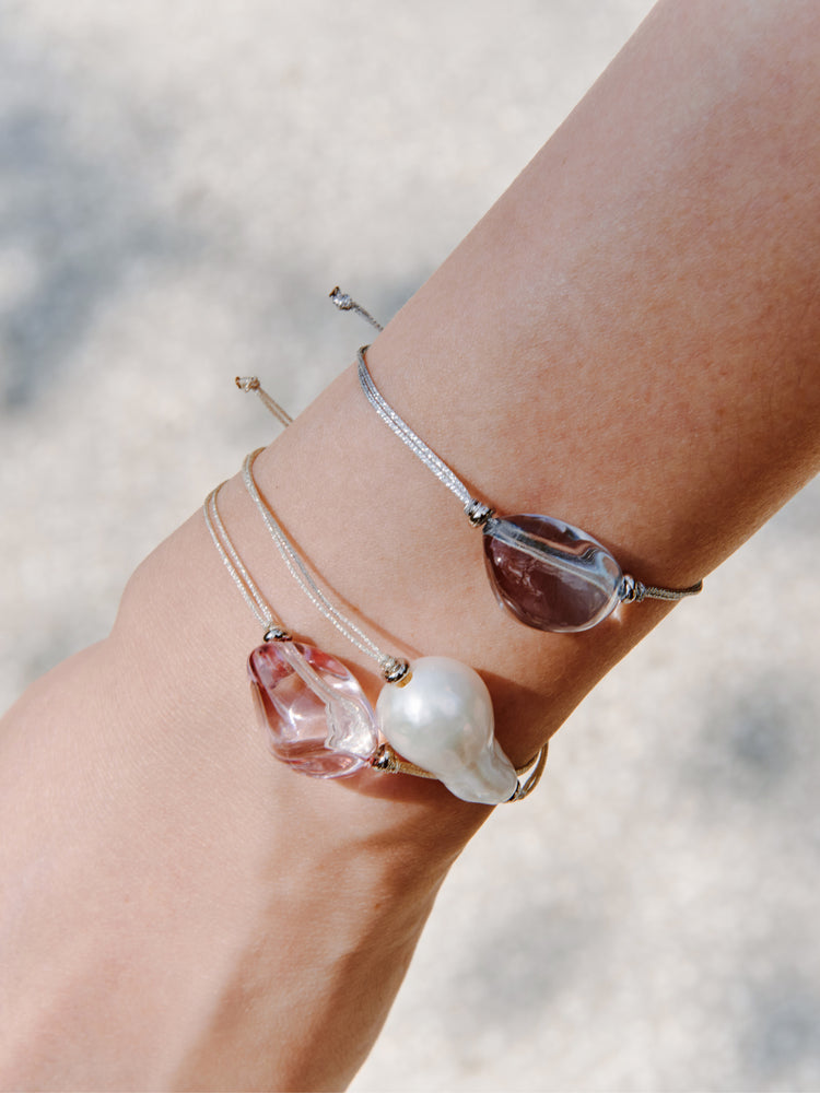 Aqua Beaded Bracelet