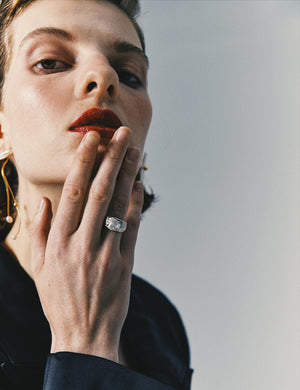 PRONG SET STYLE PEARL RING