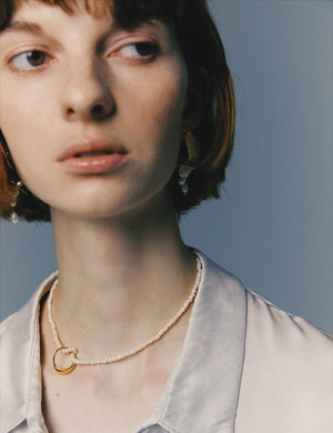 STARRY LIGHT PEARL TESSAL STUD