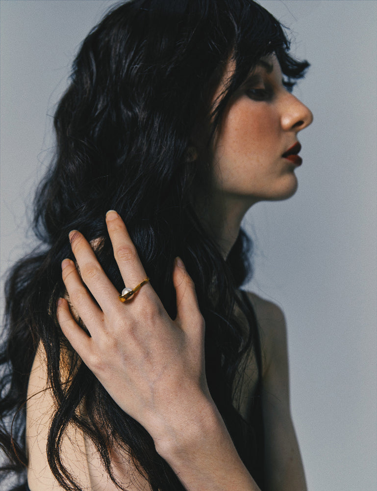 EMBRACE PEARL RING