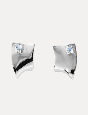 FLIPPED GEMSTONE EARRINGS