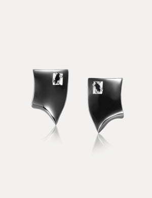 FLIPPED GEMSTONE EARRINGS