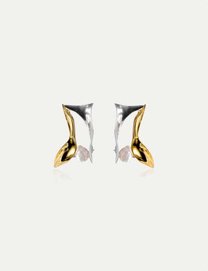SPECIAL EDITION-FLIPPED DOUBLE LAYERS EARRINGS