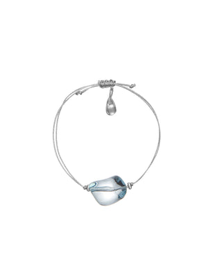 Aqua Beaded Bracelet