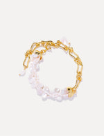 FLOWING CLOUD HAND WOVEN PEARL BRACELET