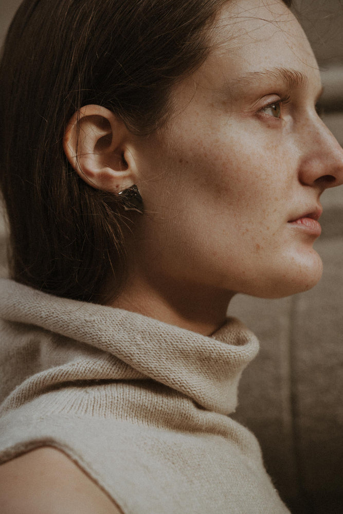 FLIPPED GEMSTONE EARRINGS