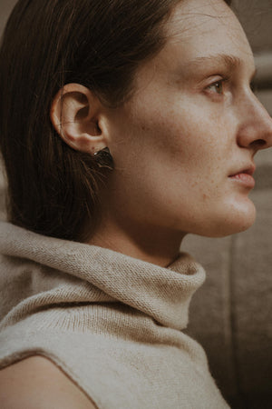 FLIPPED GEMSTONE EARRINGS