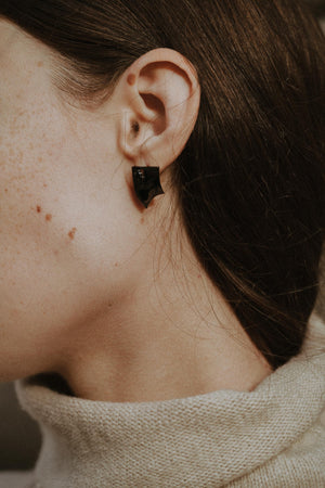 FLIPPED GEMSTONE EARRINGS